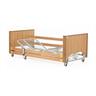 Full Nursing Bed, Low, Hi/Lo, 4-Section Profiling, Wooden Ends.