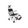 TIS Shower Chair Commode with Headrest and Footrests