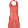 Aprons, disposable, Red, On roll, 10 micron, Pkt 200