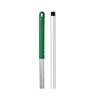 Mop handle only, screw end, GREEN