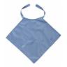 Napkin Style Dignified Adult Clothing Protector, 45x45cms - Blue