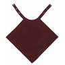 Napkin Style Dignified Adult Clothing Protector, 45x45cms - Maroon