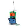 Numatic NC 1 Carousel Cleaning Trolley - with 70L Bin, Mop Bucket and Wringer and 2 x small caddies