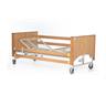 Full Nursing Bed, Standard, Hi/Lo, 4-Section Profiling, Wooden Ends/SideRails [Oak/Walnut]