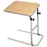 Deluxe overbed table with split legs, no castors