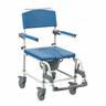 Shower Commode with Flip up Armrests & Footrests