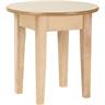 Round Tapered-Leg Coffee Table