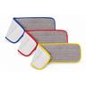 Short-Pile Microfibre Flat Mop Heads, 43cm, Pack of 10
