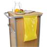 Yellow Bin Liners with Adhesive Strip, 10.5x18"  Pkt 200
