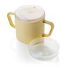 Feeding cup with two handles, two lids (Beaker)