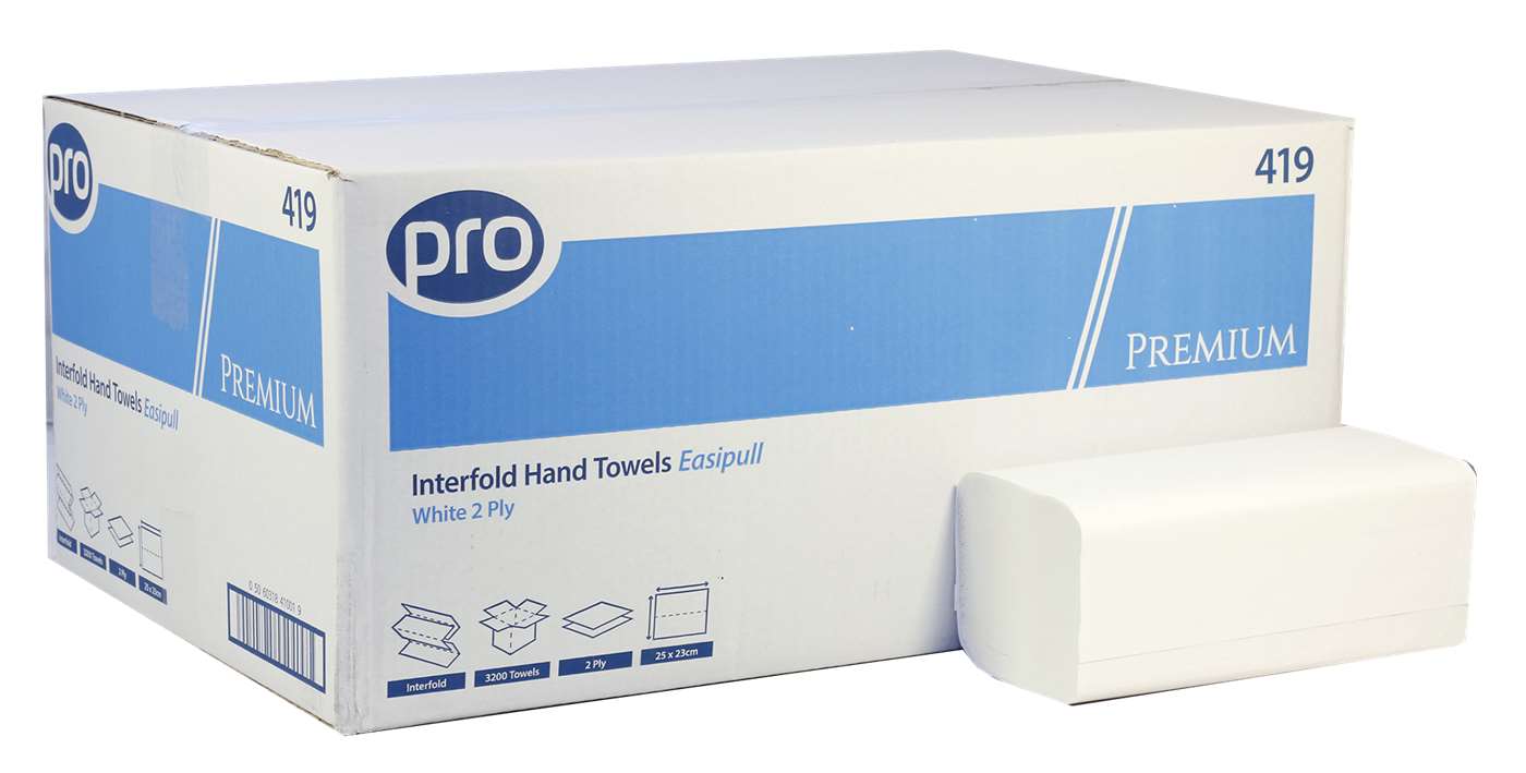 OneTouch C-Fold Paper Hand Towels 2-Ply - White, Case Of 2400 For Business Or Home